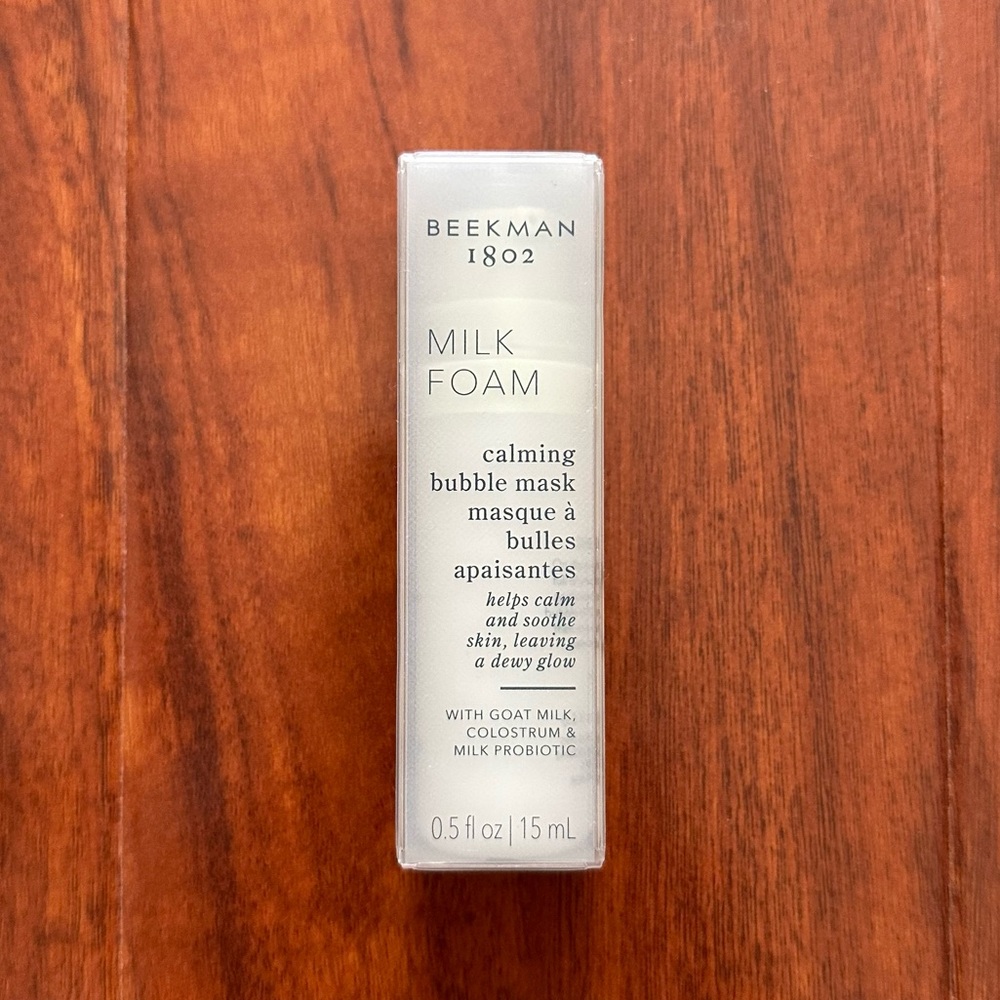 🆕 Beekman 1802 Milk Foam Calming Bubble Mask - 0.5 oz